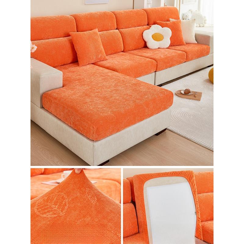 

Chenille Sofa Cover All Wrapped Cover Sofa Four Seasons Universal Simple Modern Anti -Scratching Cover Towel Sofa Cushion Thickened S