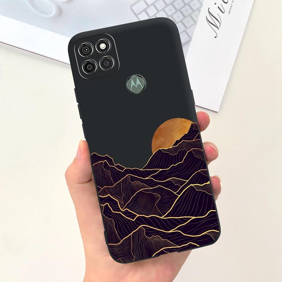For Motorola Moto G9 Power G9 Play G9 Plus Case Black Liquid Silicone Bumper Soft TPU Marble Space Man Dragon Capa Coque Fundas