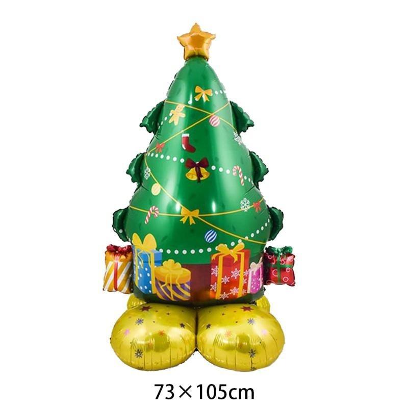 Noel Folyo Balonlar Noel Baba Balon Ayakta Balon Noel Hediyesi Noel Baba Balon Noel Partisi Malzemeleri Ev Dekorasyon