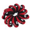 12 Pcs Golf Iron Head Cover Set Club Headcover Set with Numbers Red Fits Most Clubs