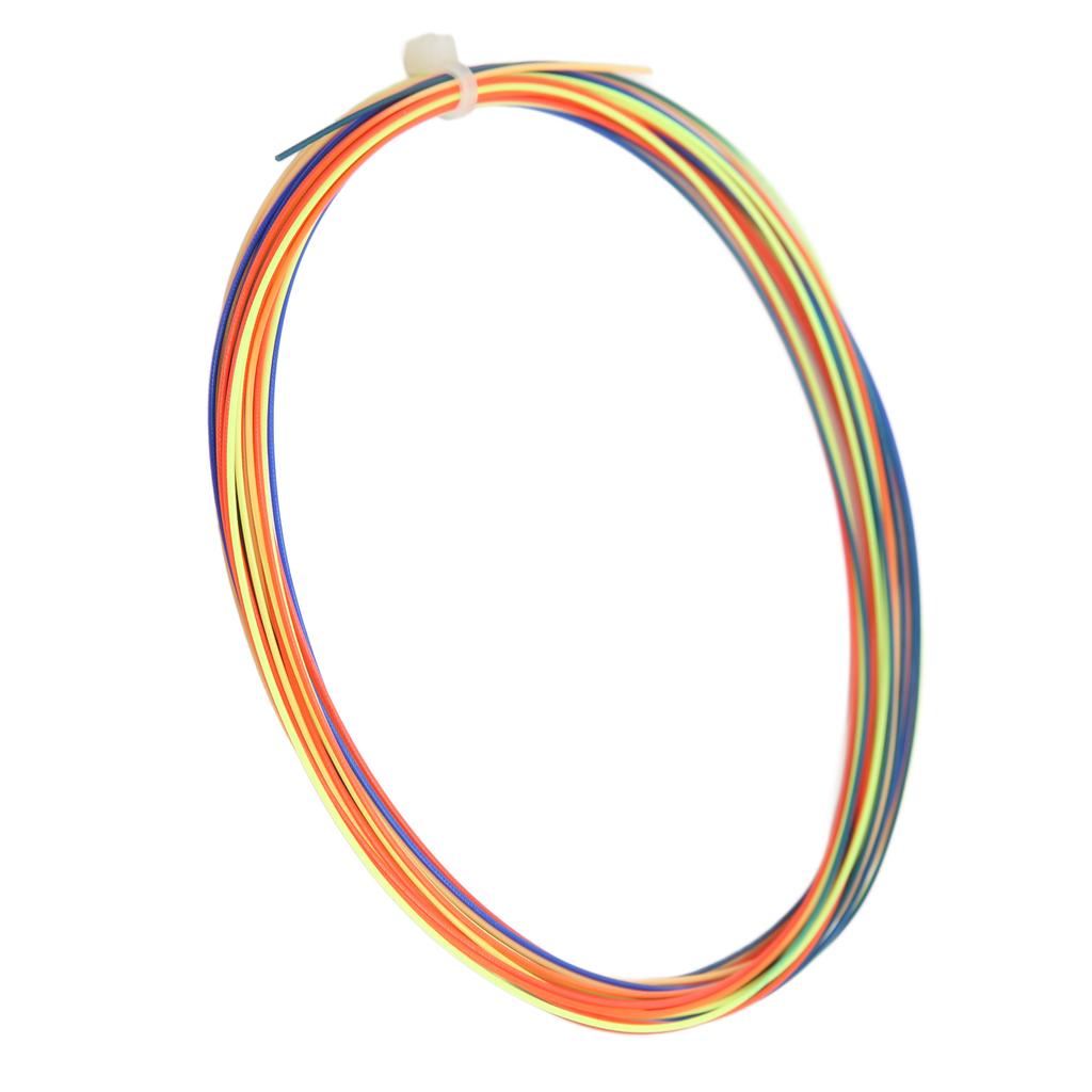 Badminton String 10m/32.8ft 0.70mm/0.03in Multi Color Durable Replacement Badminton Racket String for Badminton Racket