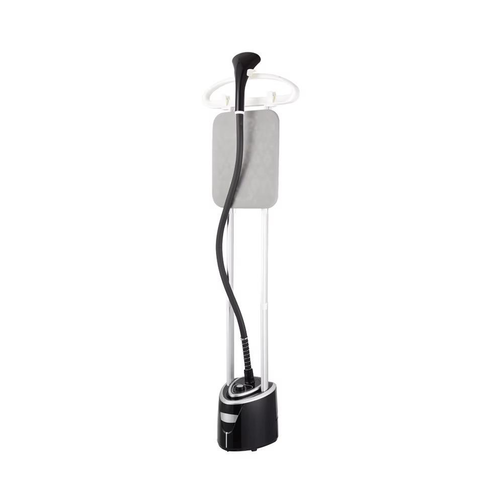 Dual-Rod Vertical Garment Steamer with Ironing Board, Large Steam Output, and Spacious Water Tank for Home Use
