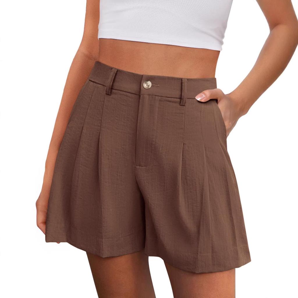 Amazon Europe and the United States cross-border new 2026 spring and summer urban style temperament women's clothing high waist casual women's shorts