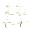 10 Pieces Paper Clip Metal Journaling Paper Clamps Office Paperclips for Paper Document Note Sorting and Organizing 88mm