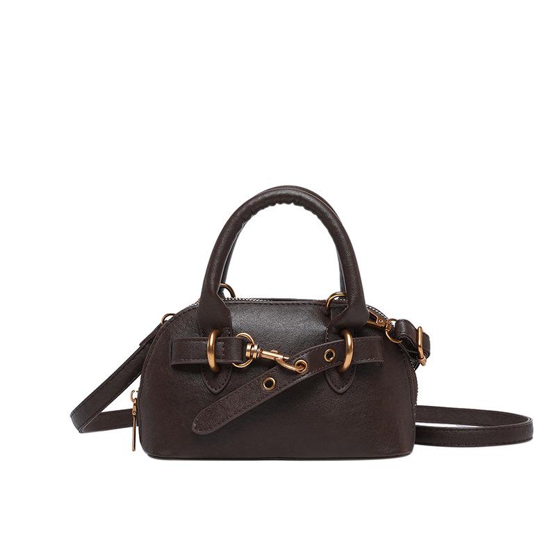 Autumn and Winter Retro Mini Bag Women's 2025 New Popular Versatile Messenger Bag Fashion Portable Shell Bag