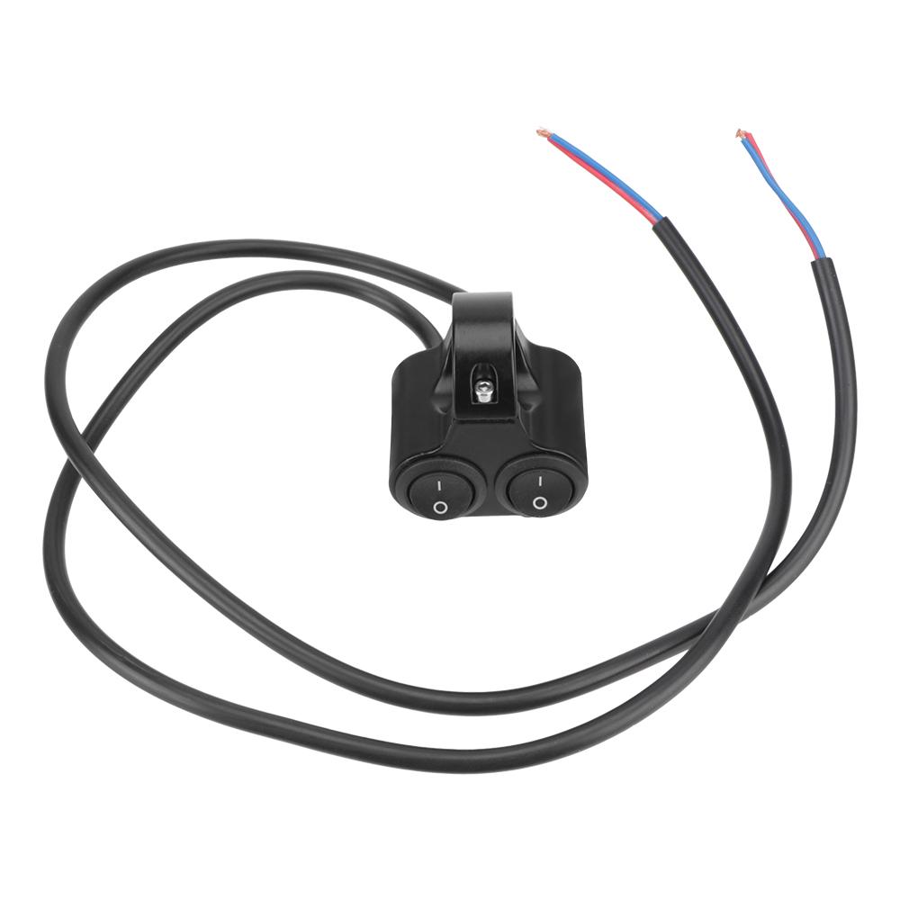 12V Motorcycle Headlight Switch Turn Signal Light Button Flasher Speaker Control Waterproof Motorbike Accessories Moto Universal