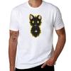 Black Cat TShirt Modern Print Casual TShirt