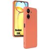 Case - Xiaomi - Redmi 13C - Silicone TPU - Ultra Thin - Shockproof - Orange