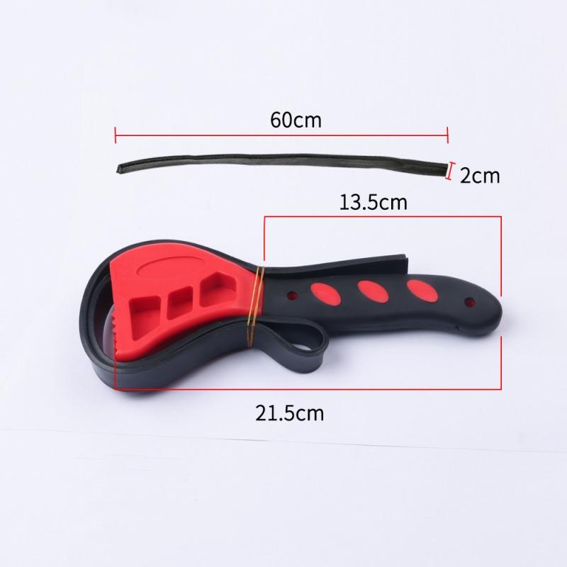 Belt Wrench Oil Filter Puller Strap Spanner Chain Wrench Strap Opener Adjustable Strap Opener Cartridge Disassembly Tool