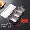 Stainless Steel Condiment and Ingredient Storage Box Set with Lids