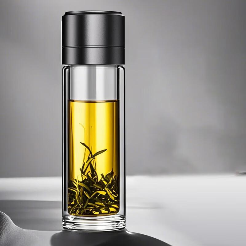 

Royalstar 350ml Double-Layer Tea Infuser Glass Bottle