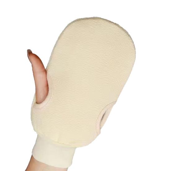 Bath Towel with Painless Scrub Design Three-Finger Separation Easy Grip Exfoliating Mitt Easy To Clean Bath Accessories