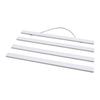 Sleek Teak Wood Hanging Scroll Wall Art Poster Hanger Magnetic Frame 21 51cm