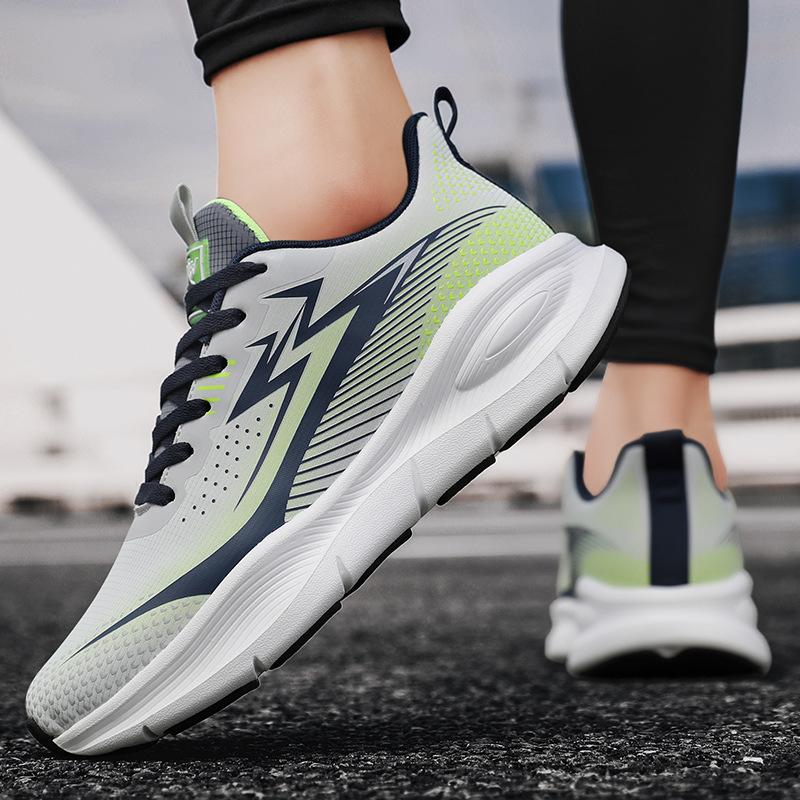 2025 new ultra-light fashion soft-soled sports shoes men's waterproof and non-slip running shoes versatile casual trend men's shoes