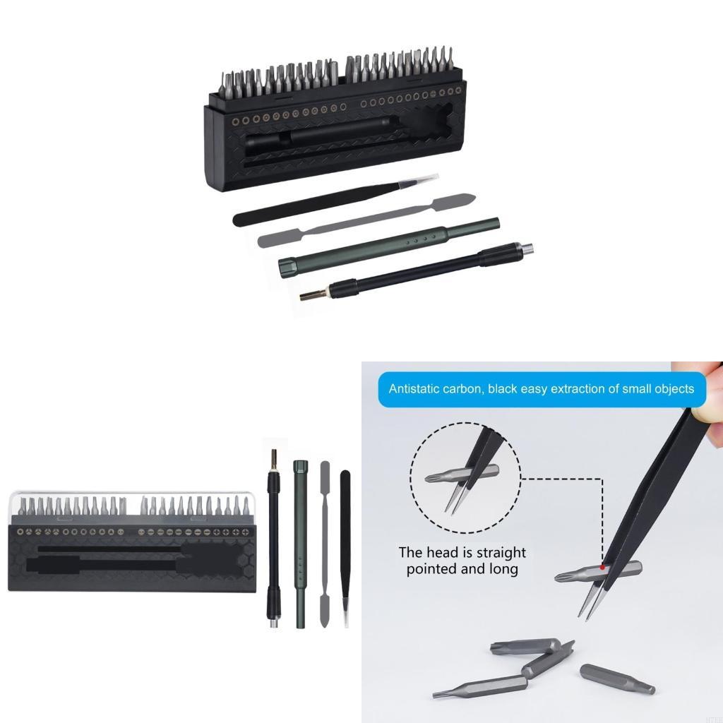 H7EE 52Piece Screwdriver Set Suitable for Mobile, Computer & Camera Laptop Phone Watch Gadgets, Furniture Repair Maintenance China Mainland