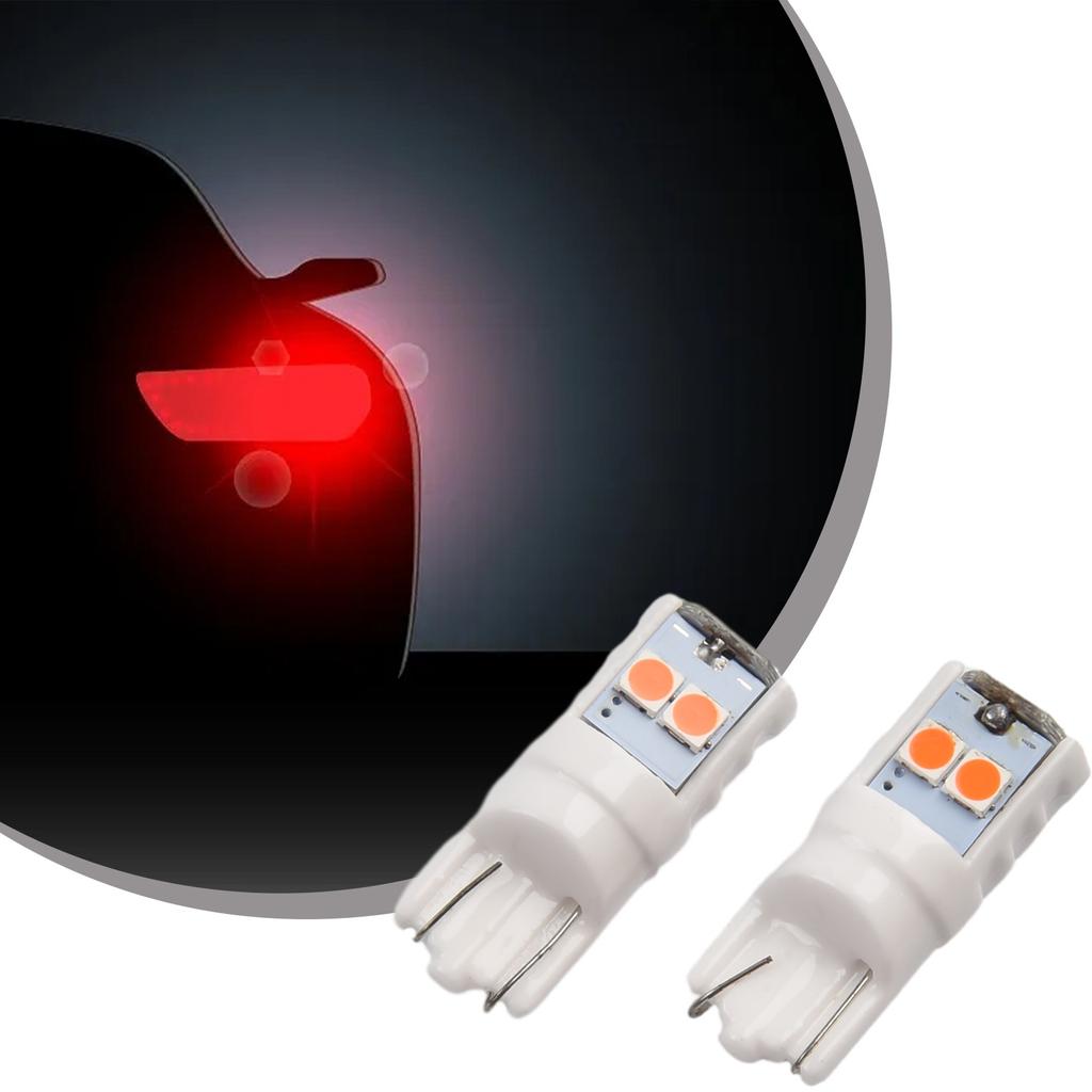 Lâmpada de Leitura Lateral para Luz de Estacionamento de Carro 12V / 24V 2 peças 2x T10 Novo
