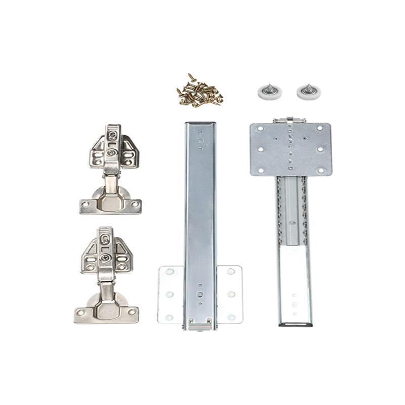 Air Conditioner Cabinet Door Overhead Hidden Folding Rotating Door Track Top Mount Side Flip Built In Pocket Door Hardware
