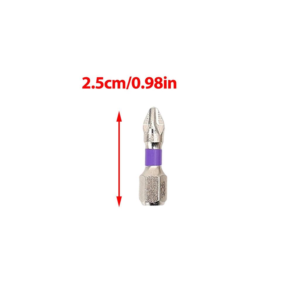 Strong Magnetic Impact Bit Anti-Slip Long Screwdriver Drill Hex Shank Cross Impact Driver Bit Electric Phillips Screwdriver Tips