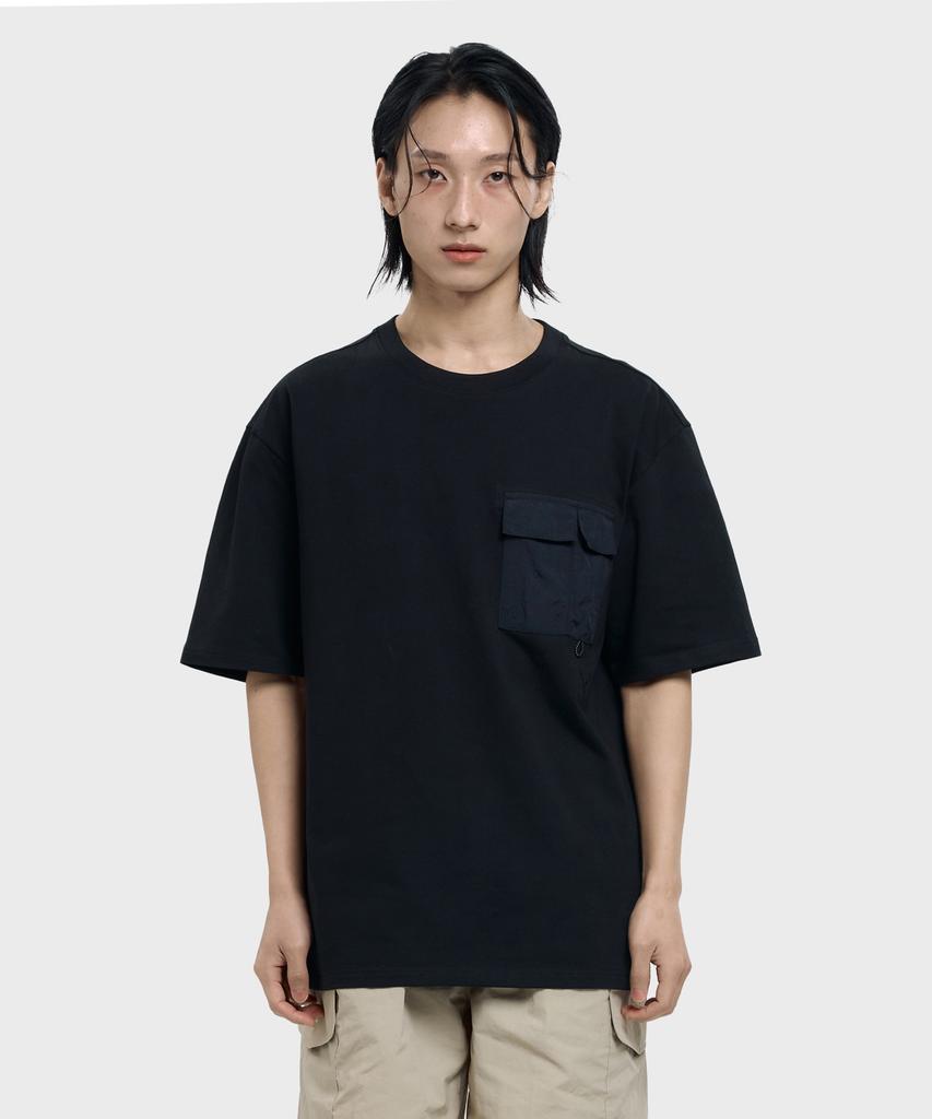 POLLUTION Aerocool Milli Pocket T-Shirt Black