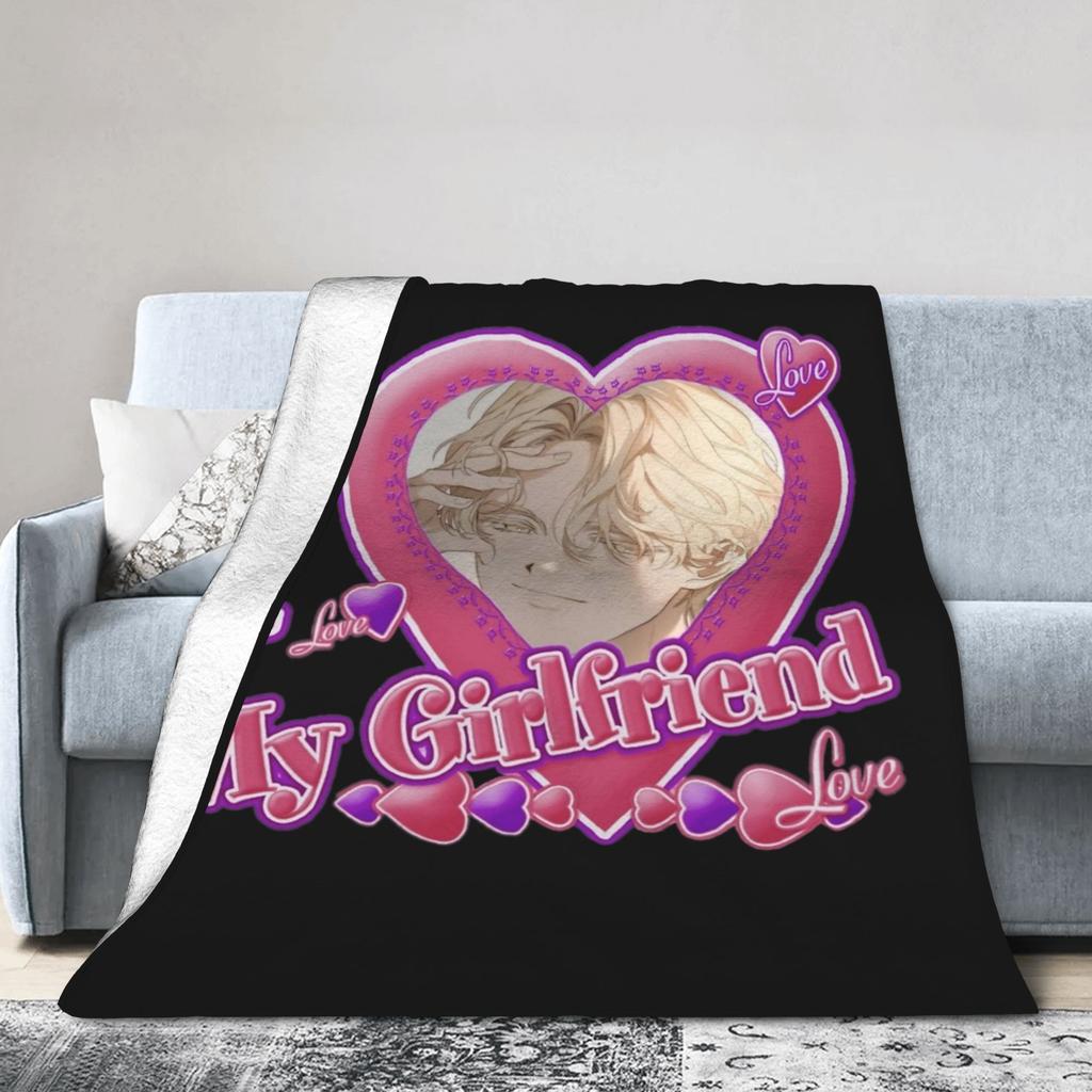 Alien Stage Luka I love my girlfriend Blanket Fleece Winter Breathable Warm Throw Blankets for Bedding Travel Rug Piece