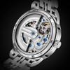 Super Cool Black Steel Double Tourbillon Men's Watches Independent Seconds Automatic Mechanical Watch Men Fashion Relogio