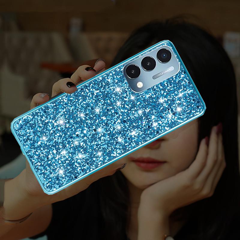 Bling Glitzer Beschichtung Weiche Silikonhülle Für Oneplus 10 9 8 7 6 8T 7T 6T Pro Nord N200 N100 N10 CE 2 Lite Stoßfestes TPU Handy Rückseite Abdeckung Hülle