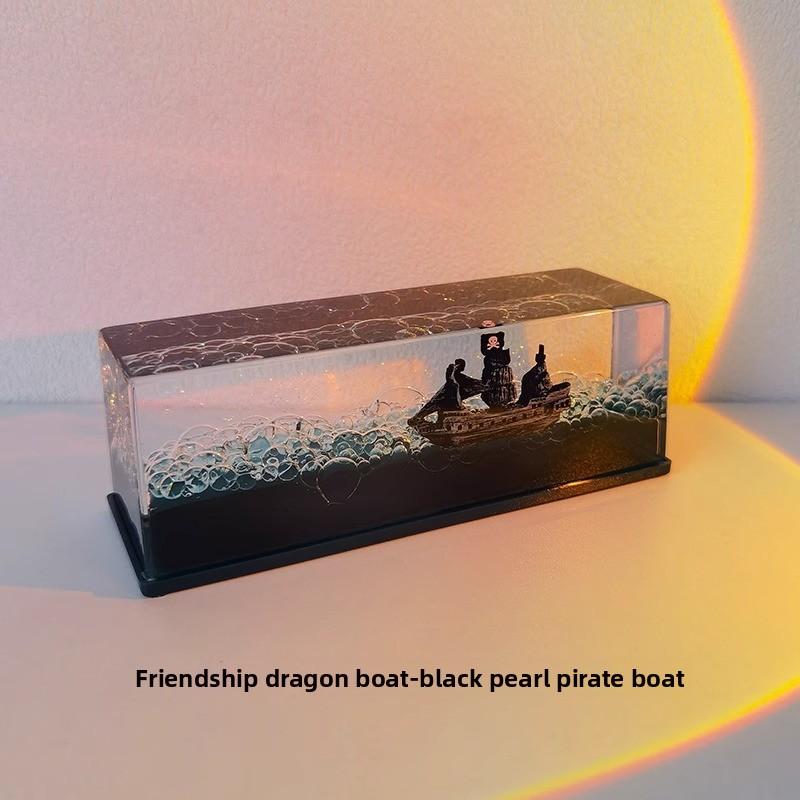 

Настольное украшение «Корабль в бутылке» Black Pearl