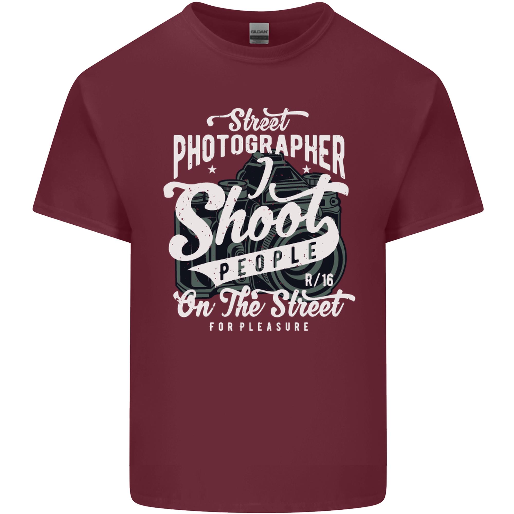 Street Photographer Photography Funny Unisexs Light Cotton TShirt S