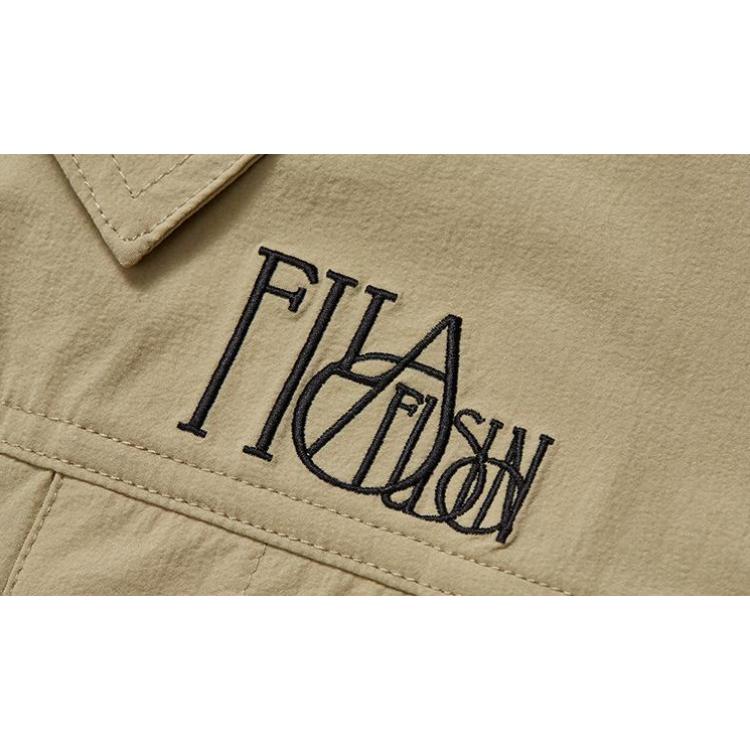 Fila Fusion Workwear Stretch Polo Fashion Short Sleeve Dress Women dress Parrot-Green T11W433303F-LG