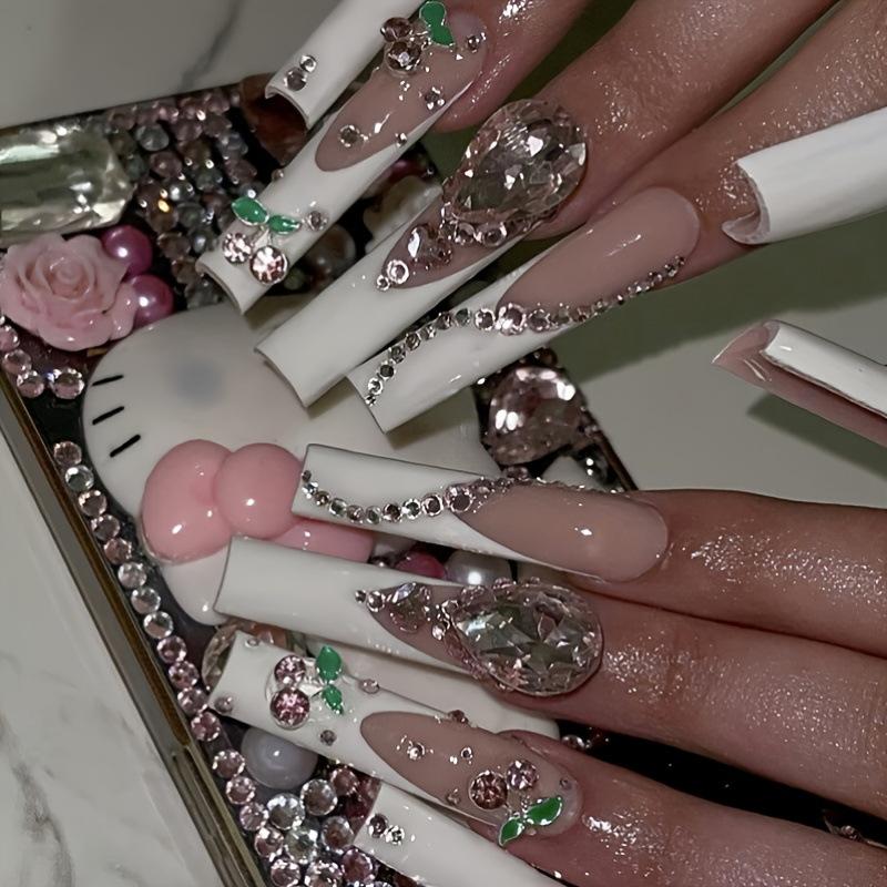 Nail Enhancement Manicure Fake Nails 24 Pieces Nails