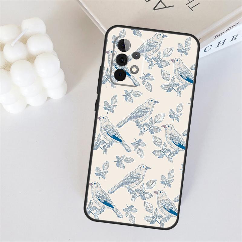 Birds Flock For Samsung Galaxy A55 A35 A15 A36 A56 A26 A16 A22 A32 A52 A54 A34 A53 A33 A13 A06 A05 Case