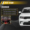 ABS 4Pcs Inner Steering Wheel Frame Cover Trim For Dodge Challenger 2015-