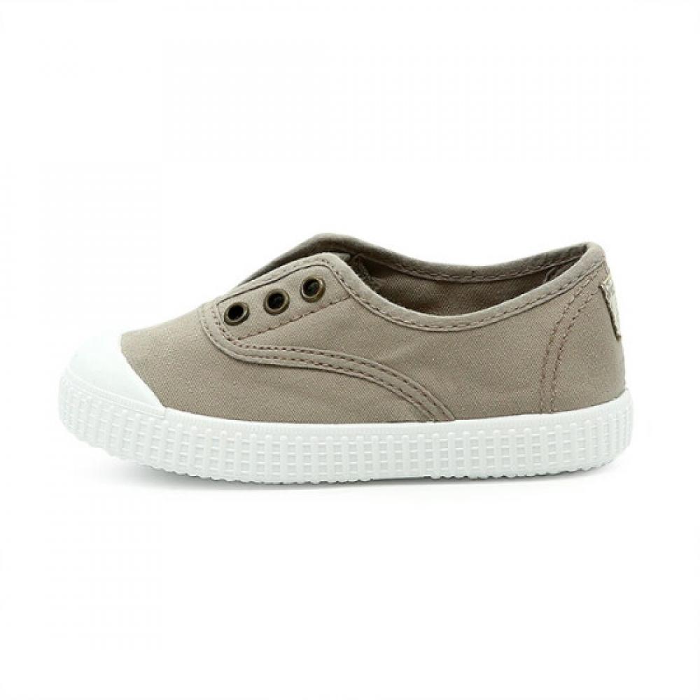 Victoria Shoes Kids Inglesa Cotton Lavada Sneakers 106627 Beige
