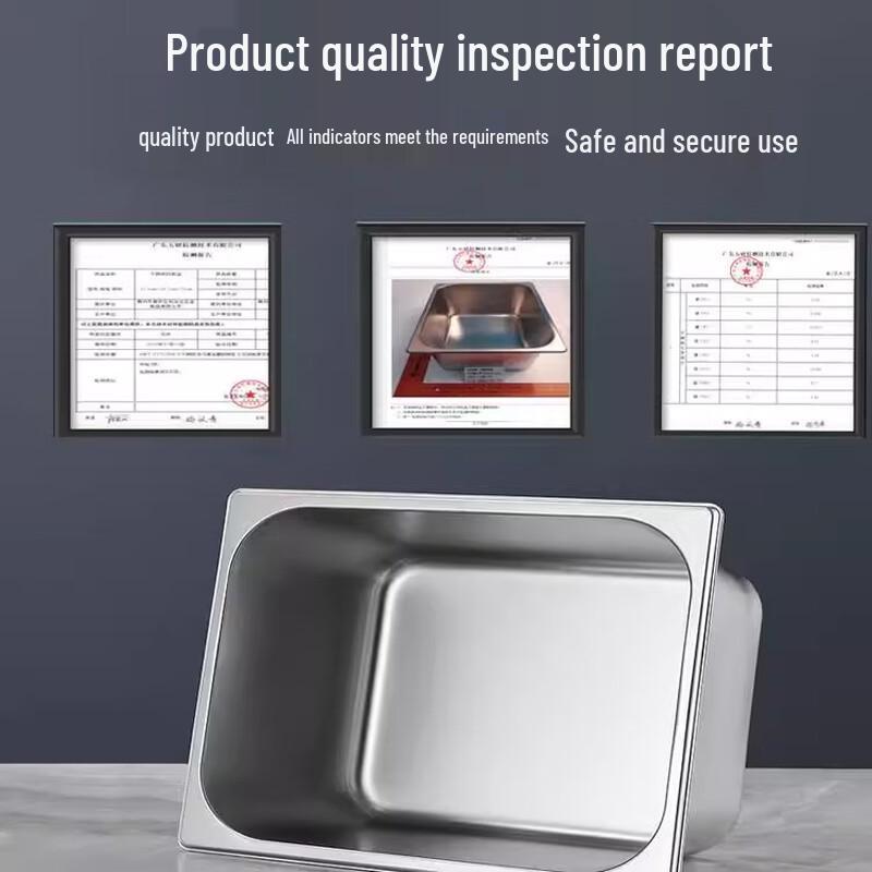 Homeglen 201 SS Rechteckige Speisenbehälter mit Deckel