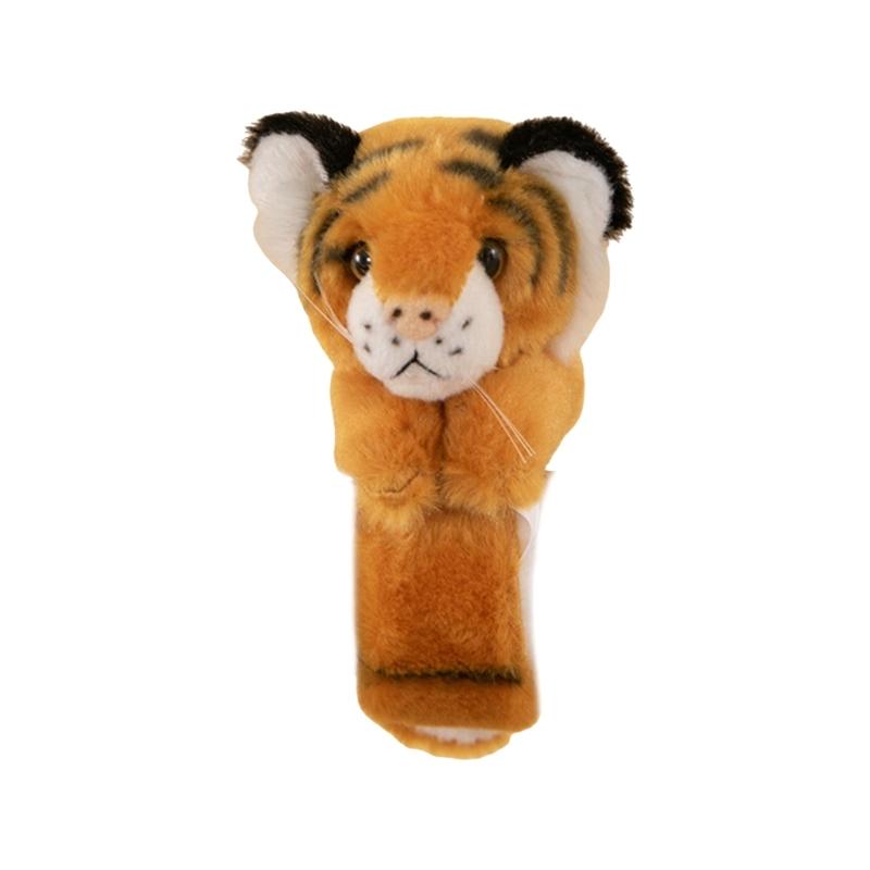 Stuffed Animal Slap Bracelet Plush Wristband Snap Wrist Band Creative Fashionable Bracelet Jewelry for Kids Party Gift