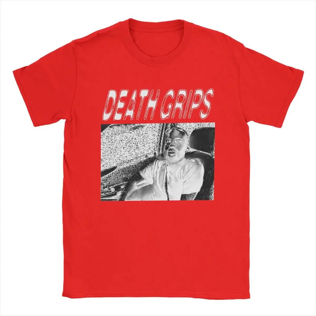 Mens Death Grips T Shirt Cotton Tops Hipster Short Sleeve Round Neck Tee Shirt Printing Womens TShirts