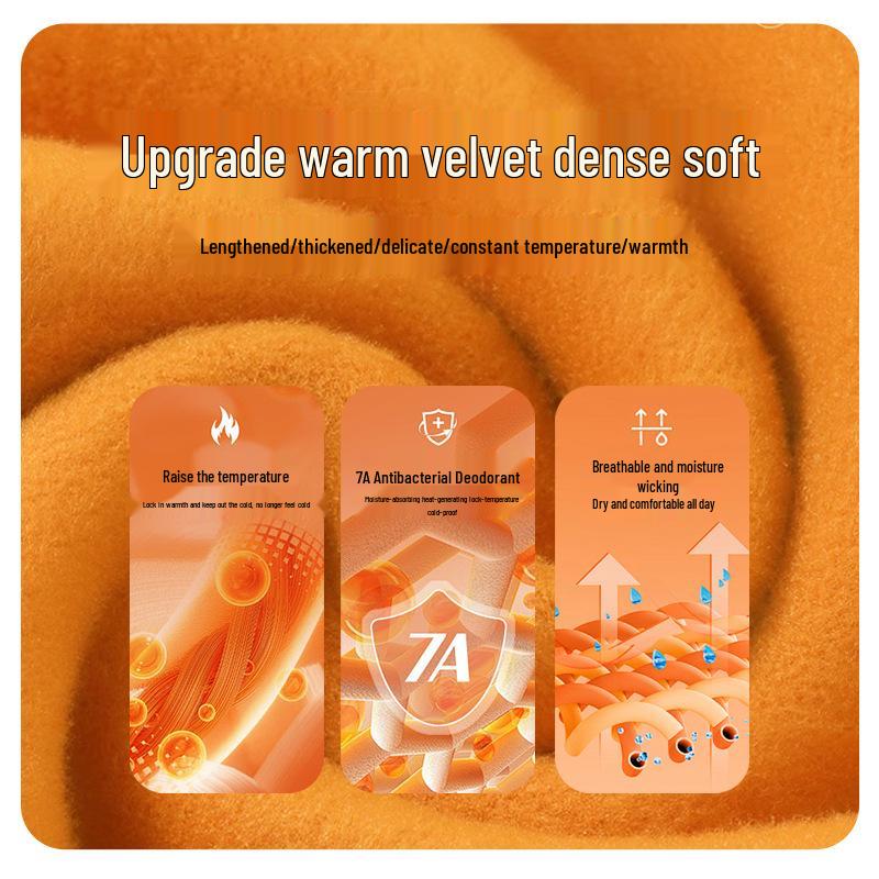 Men's Fleece-Lined Cotton Vest - Warm, Skin-Friendly Sleeveless Base Layer for Autumn/Winter