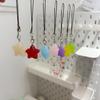 Glow-In-The-Dark Five-Pointed Star Mobile Phone Lanyard, Fashionable Five-Pointed Star Mobile Phone Chain, Fashionable Backpack Pendant