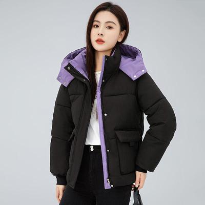 Korean Style Short Hooded Jacket for Ladies,casual Coat with Casual Style