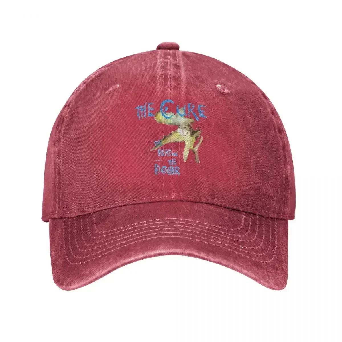 

The Head On The Door The Cure Unisex Style Baseball Cap Cool Funny Distressed Denim Washed Hats Cap Outdoor Summer Snapback Hat One Size