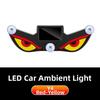 Blinking Moving Eyes Solar Demon Eye Light Anti-Rear-End Light  Universal Car Fit