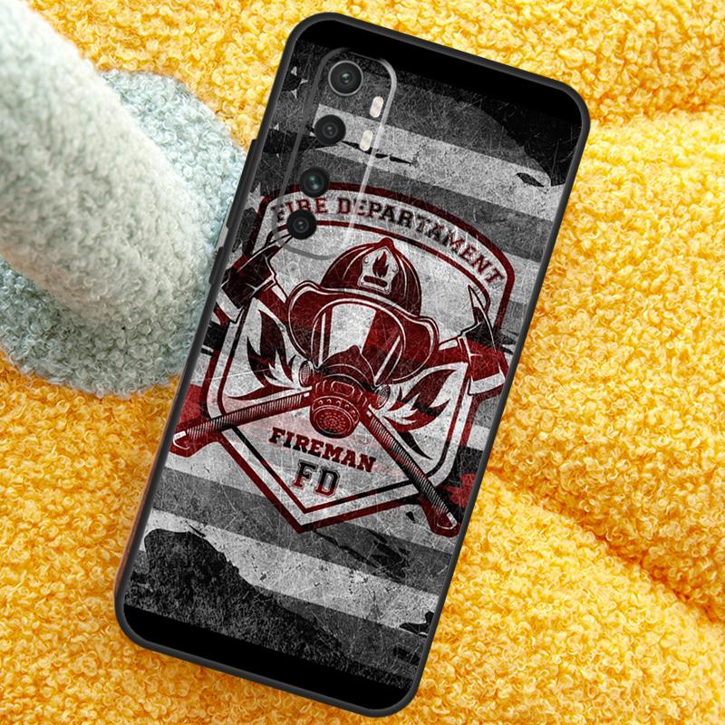 Firefighter Heroes Fireman Case For Xiaomi 17 Pro Max 13 14 15 Ultra 13T 14T 15T Cover For POCO X7 X5 X6 F5 F6 F7 F8 Pro