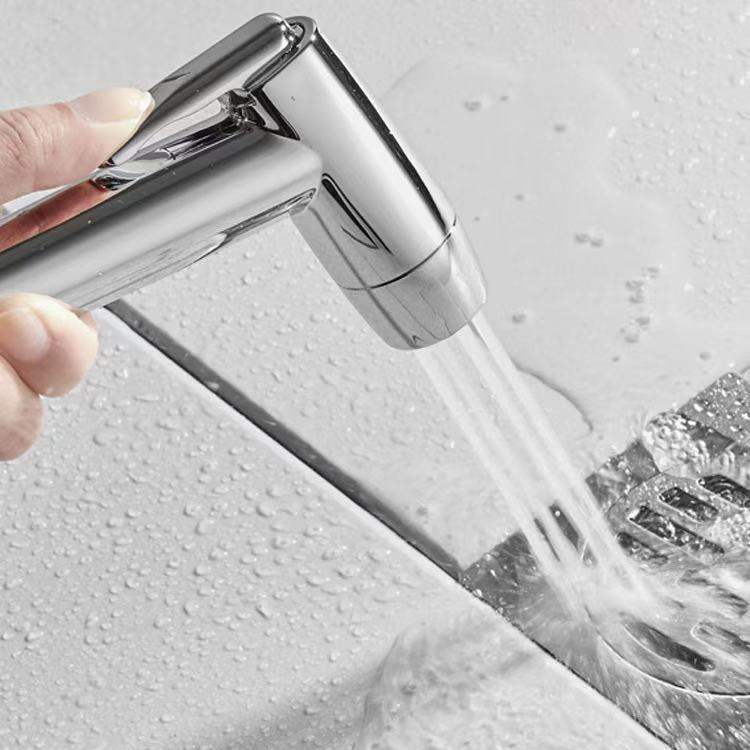 Toilet Bidet Sprayer Set Brass Separator Angle Valve Shataf Sprayer Set Toilet Cleaner Sprayer Set
