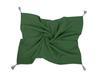 Muslin Baby Blanket with Tassels - Forest Green