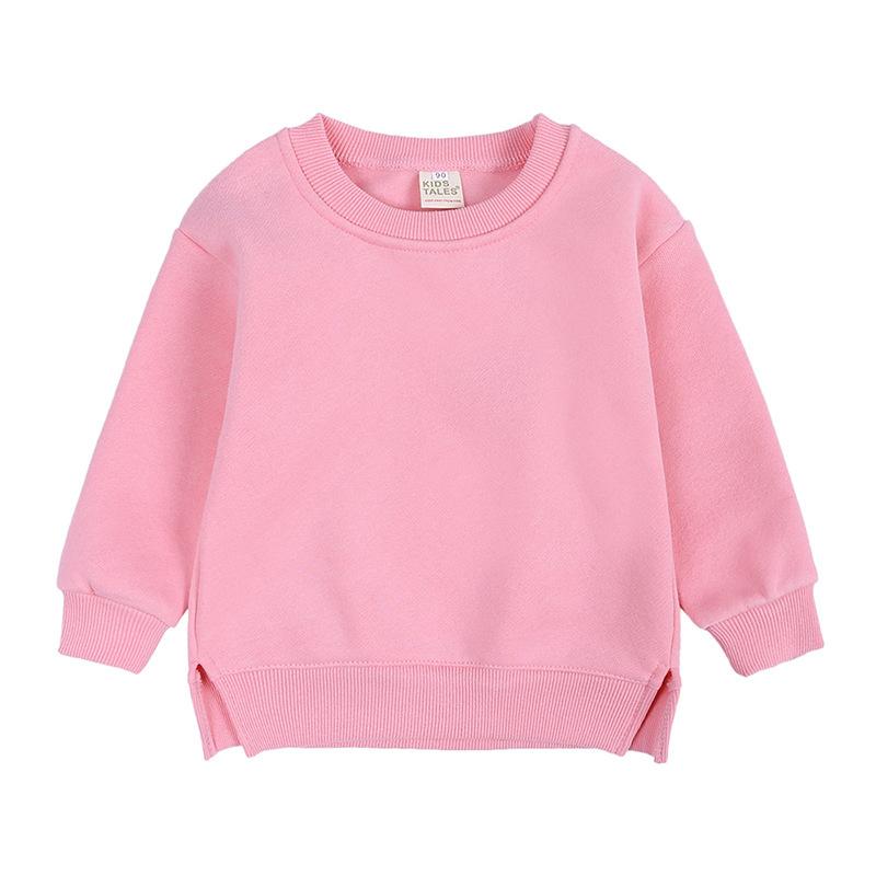 2026 Winter Autumn Hoodies Pullovers Kids Boys Girls Clothes Korean Baby Thicken Fleece Sweatshirt Children's Clothing 6M-7T