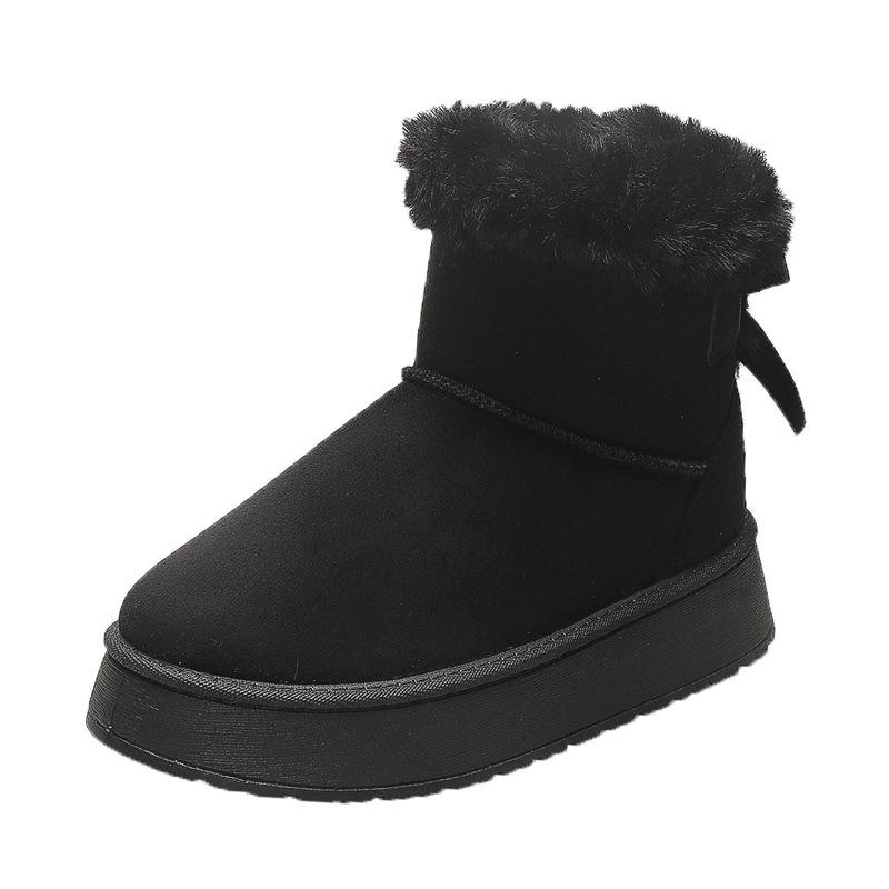 2025Winter Women Shoes Fashion High Top Cotton Shoes Plush Warm Snow Boots Winter Boots for Women Outdoor Non Slip Platform Boot