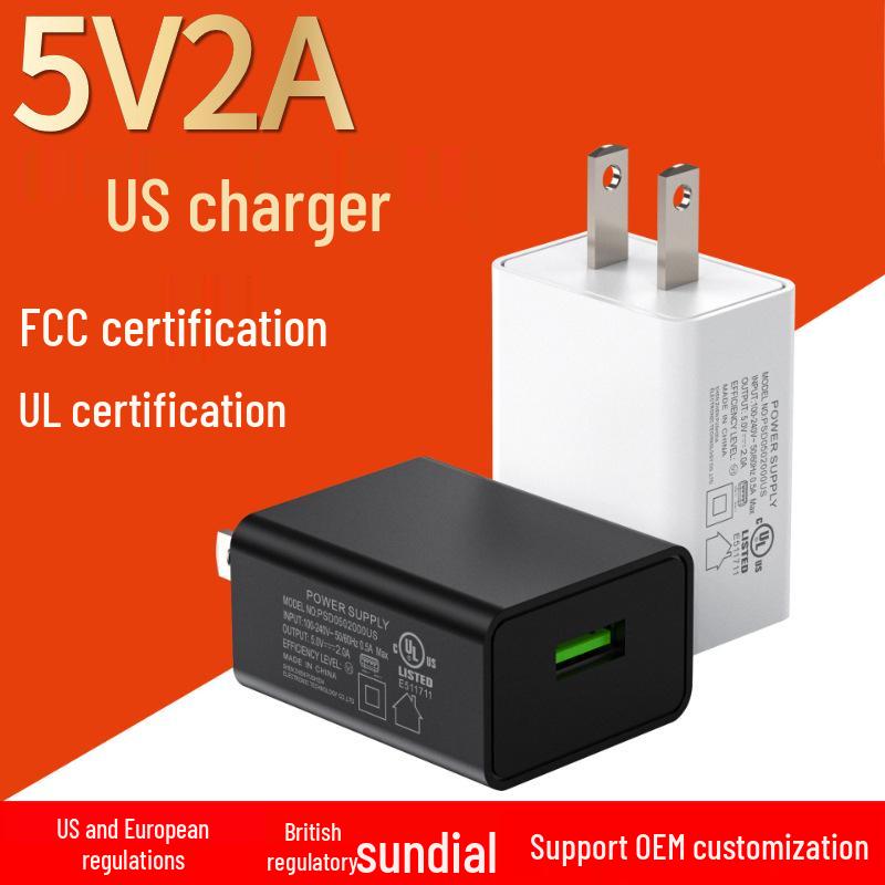 5V 2A USB Mobile Charger with UL, EU, and PSE Certification