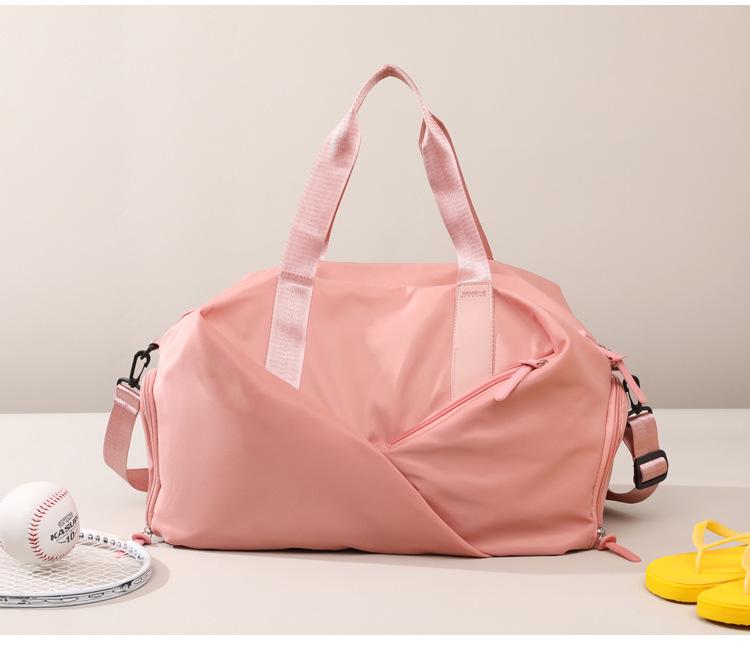 Unisex Travel Gym Bag with Wet & Dry Compartments