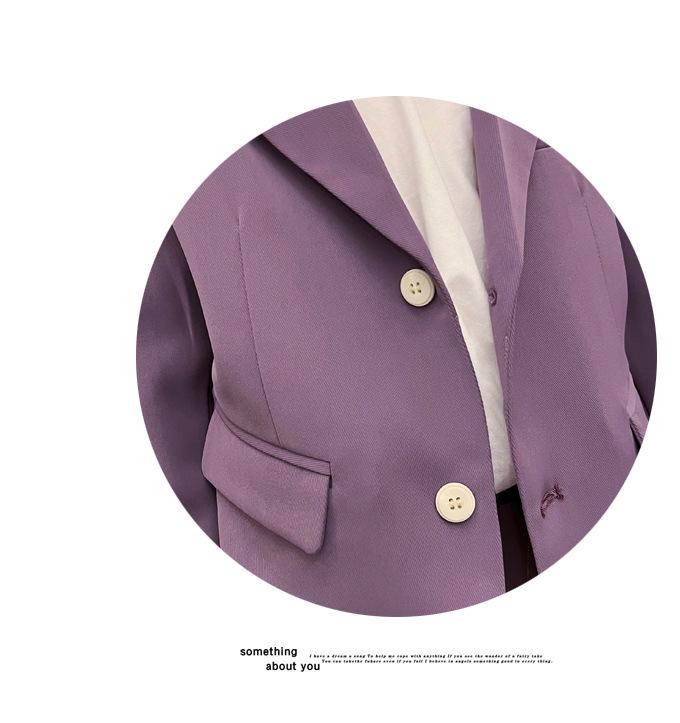 Set Tuxedo Elegant de Primăvară/Toamnă pentru Băieți - Costum Stil Coreean pentru Băieți cu Flori și Modă de Podium