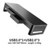 Monitor Stand Riser USB3.0 Hub Support Data Transfer and Wireless Charging with Drawer Storage Box Desk Organizer for Laptop PC